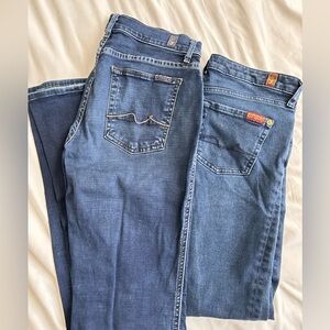 Seven for all Mankind size 27 -2 pair bundle-